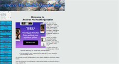 Desktop Screenshot of answer-my-health-question.info